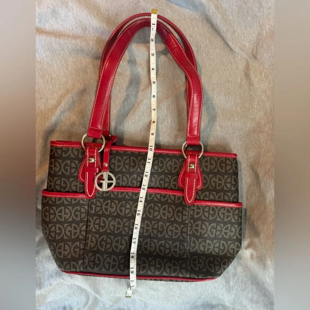 Giani Bernini Red Leather Hobo Bag